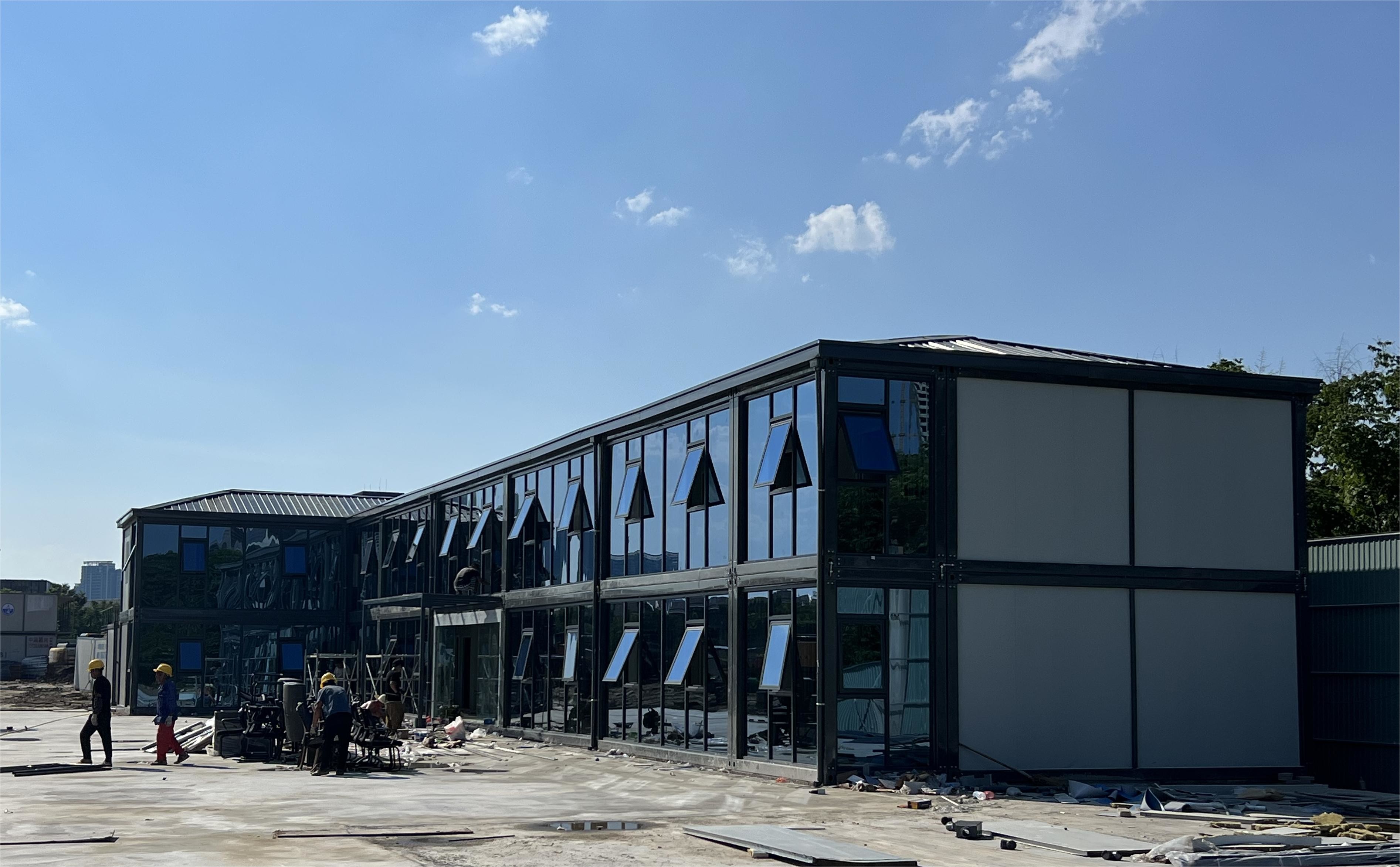 품질 미리 제조하는 콘테이너 집 공장