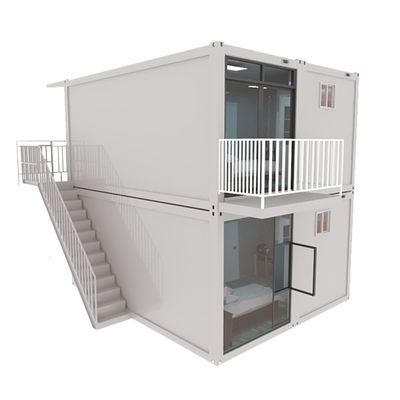 스틸 20ft 2 침실 운송 컨테이너 하우스 항강성 전조 주택