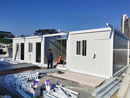 노동자용 컨테이너 하우스 필리핀의 컨테이너 밴 사무실 광산 현장 2층 기숙사