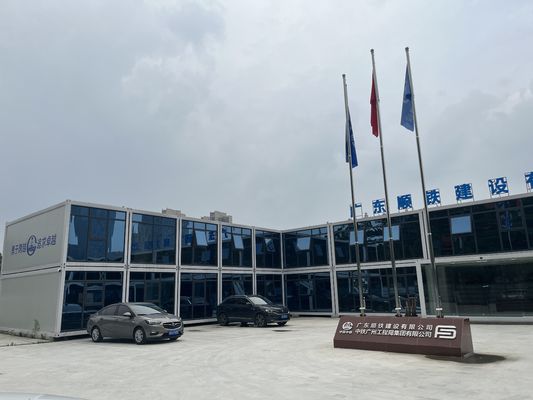 집용 컨테이너 휴대용 사무실 컨테이너 모바일 컨테이너 사무실 살롱 알루미늄 프레임 캐시 모듈형 접착제
