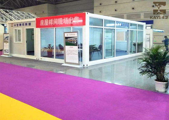 중국 회의실을 위해 친절한 환경의 명확한 유리제 단 하나 콘테이너 집 공장
