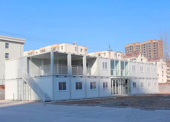 중국 절연제 강철 문 유리솜 샌드위치 패널과 가진 현대 콘테이너 가정 공장